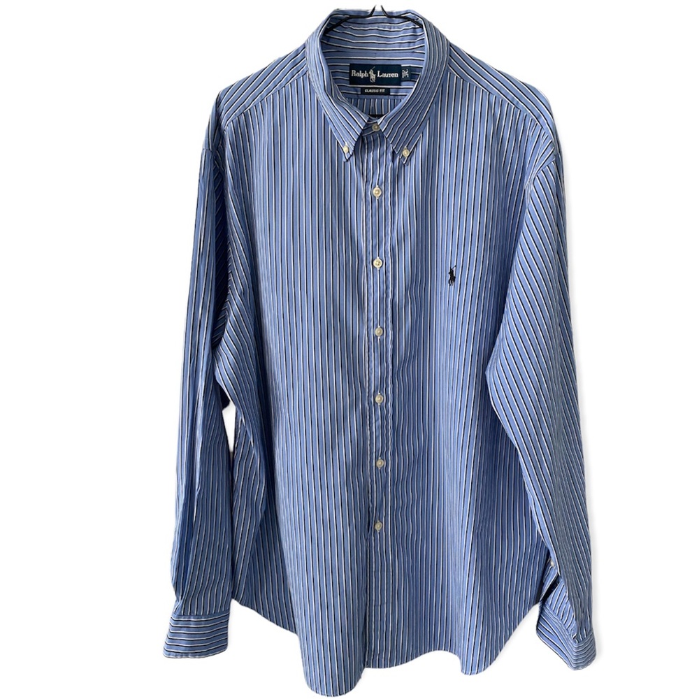 Ralph Lauren Classic Fit Men’s long Sleeve Shirt 18 36/37 Pre-Owned.